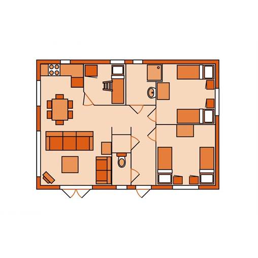 Chalet EM6P at Kustpark Egmond aan Zee