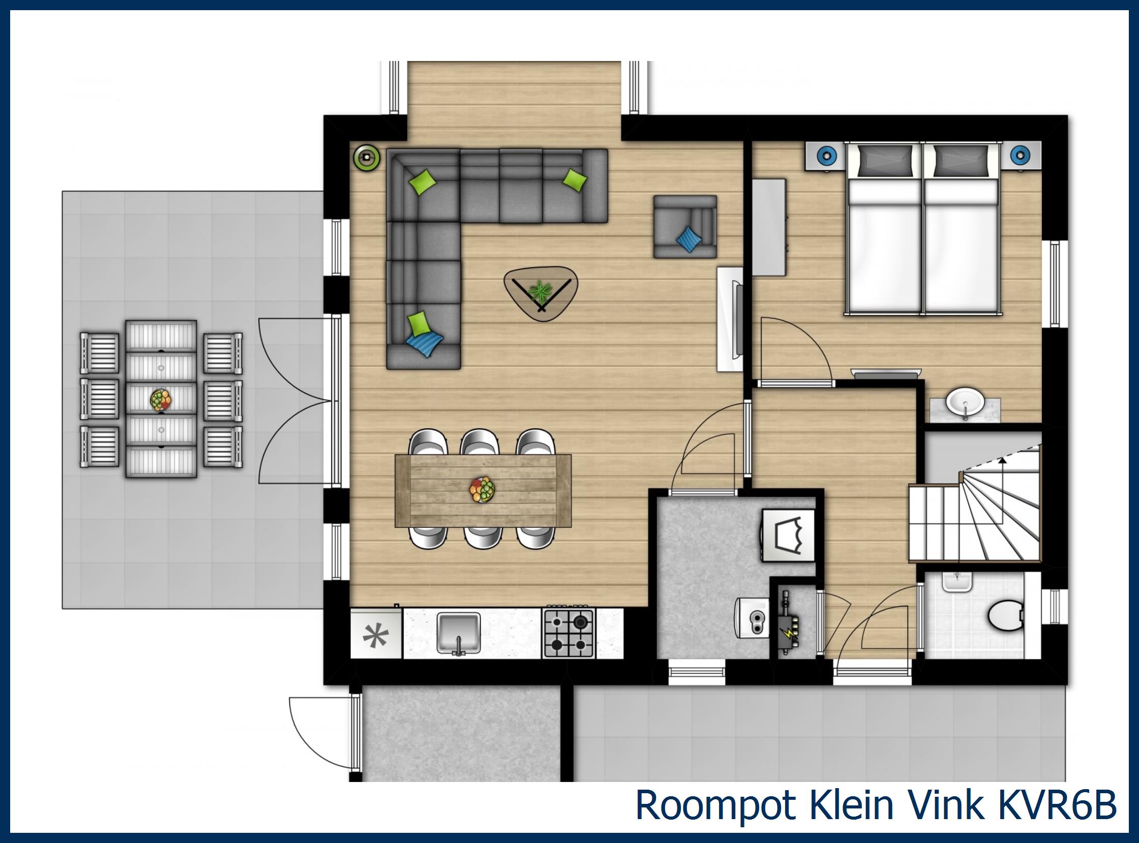 Bungalow KVR6B at Klein Vink