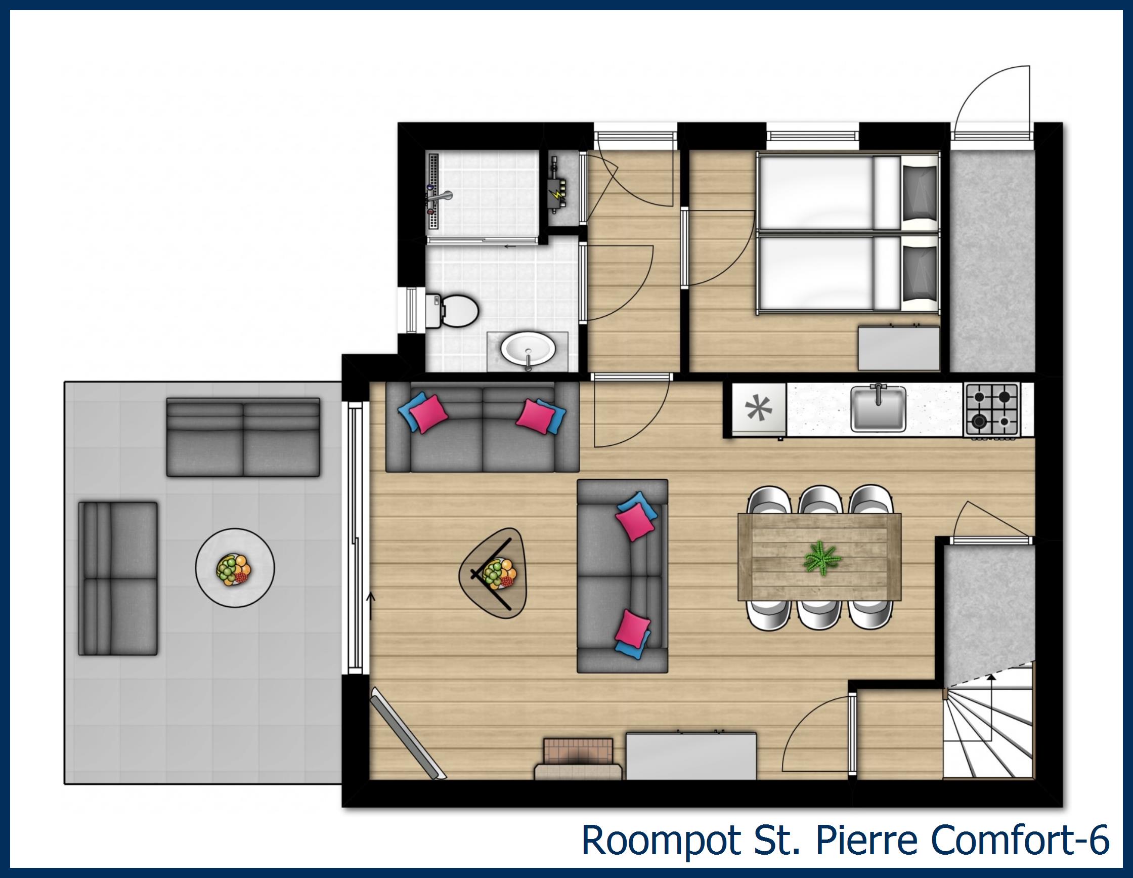 Bungalow Comfort-6 at St. Pierre