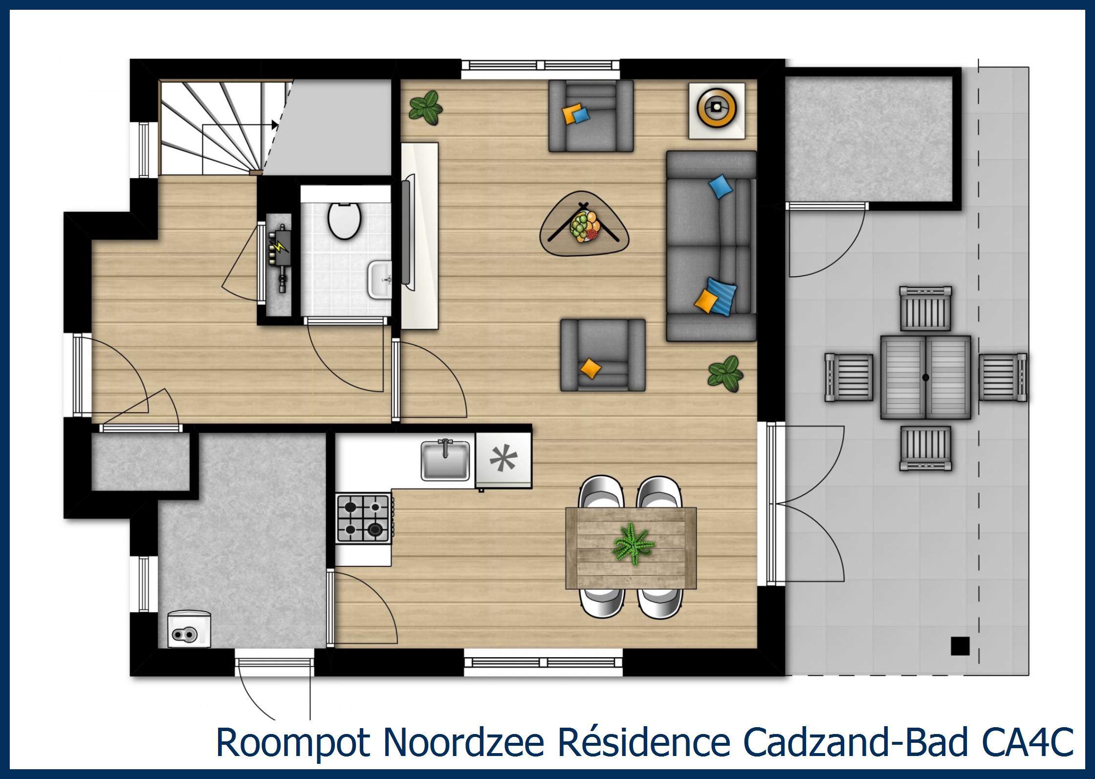 Villa CA4C at Noordzee Résidence Cadzand-Bad