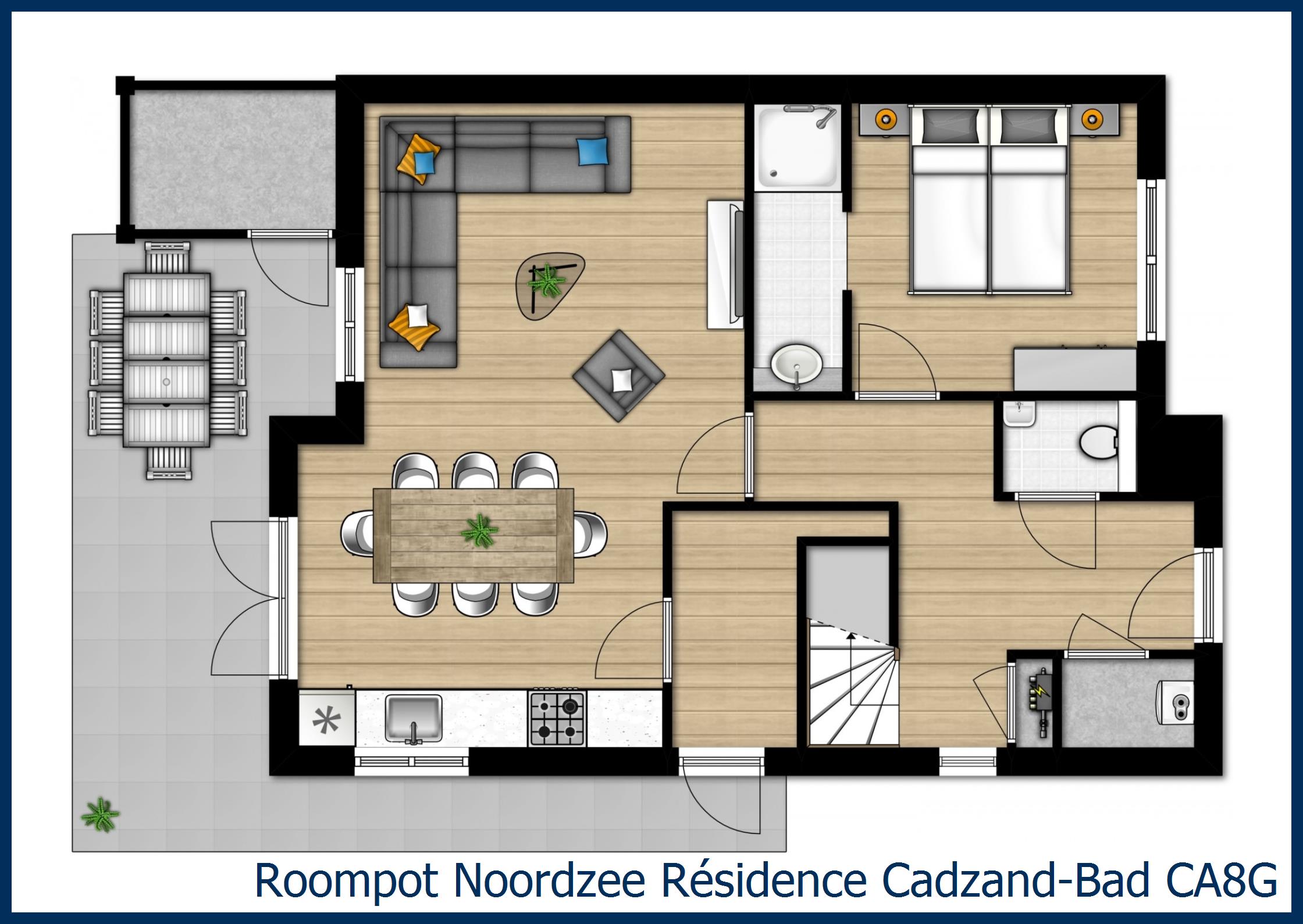 Villa CA8G at Noordzee Résidence Cadzand-Bad