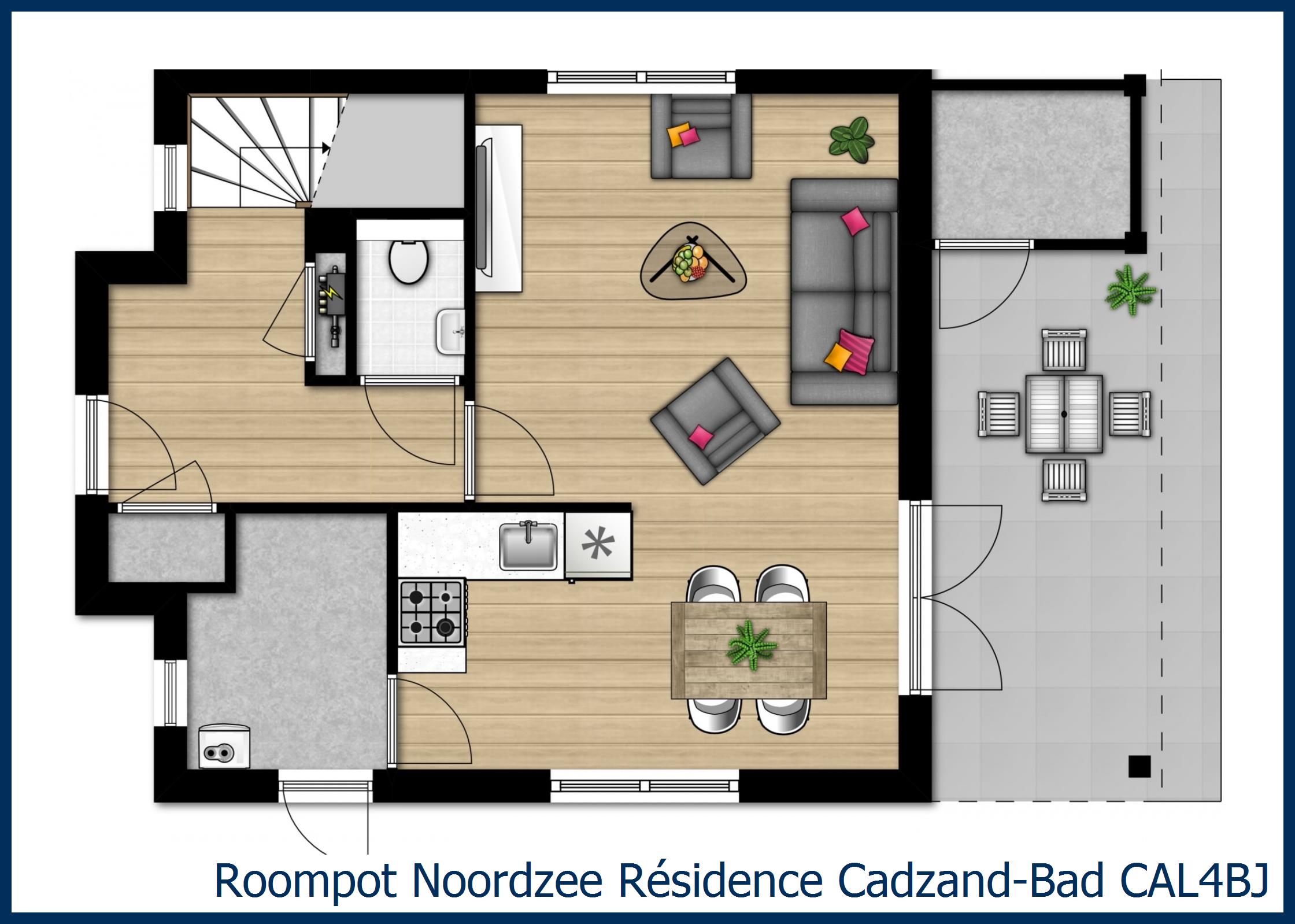 Villa CAL4BJ at Noordzee Résidence Cadzand-Bad