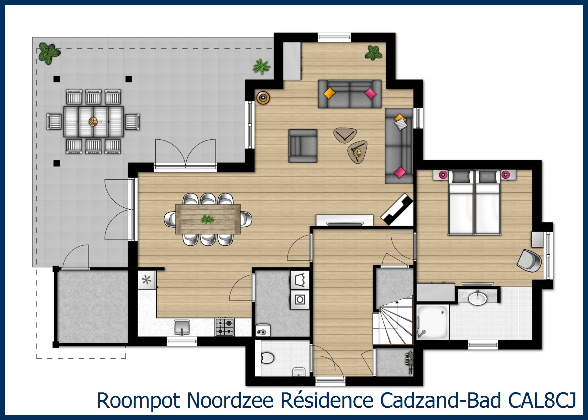Villa CAL8CJ at Noordzee Résidence Cadzand-Bad
