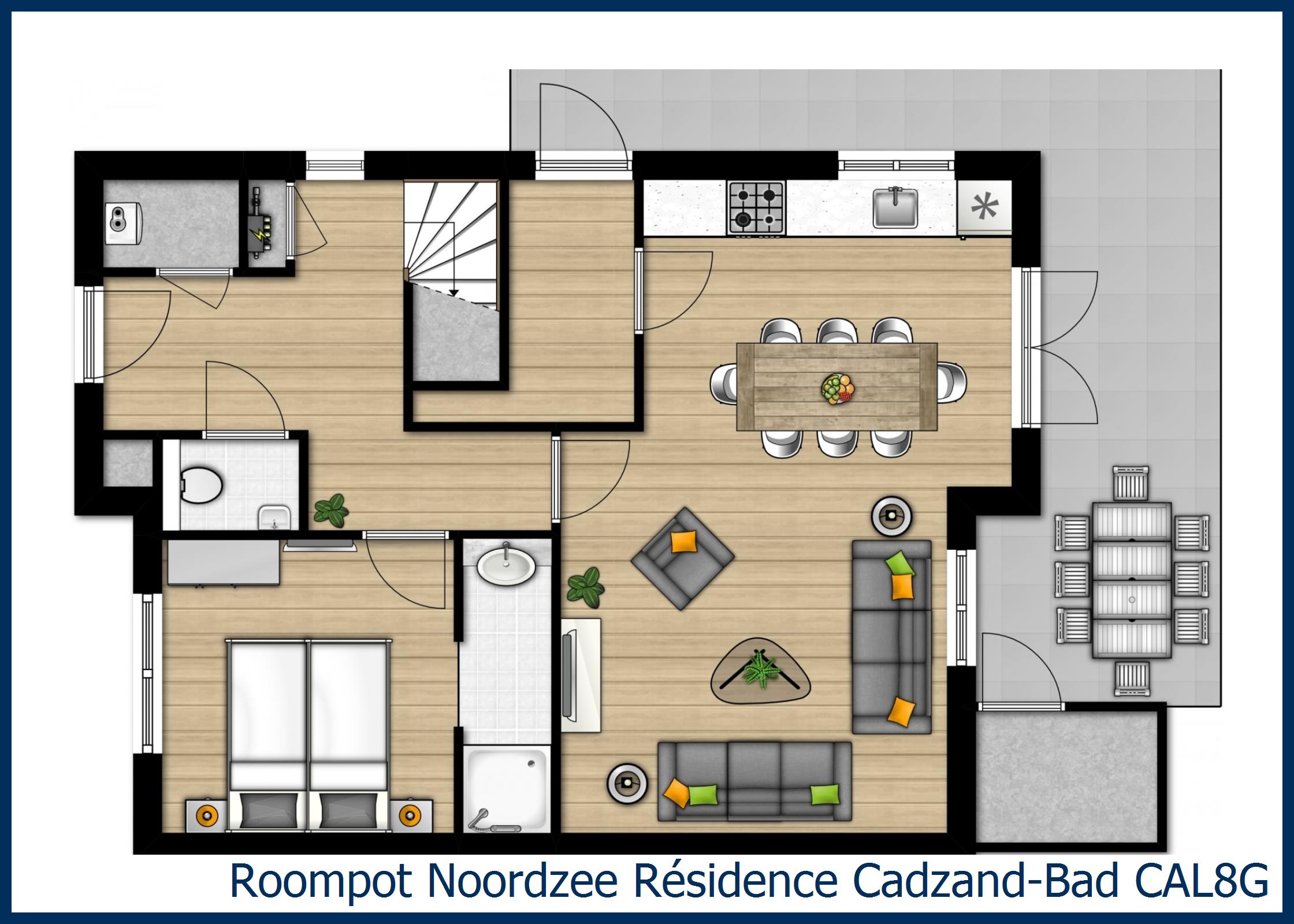Villa CAL8G at Noordzee Résidence Cadzand-Bad
