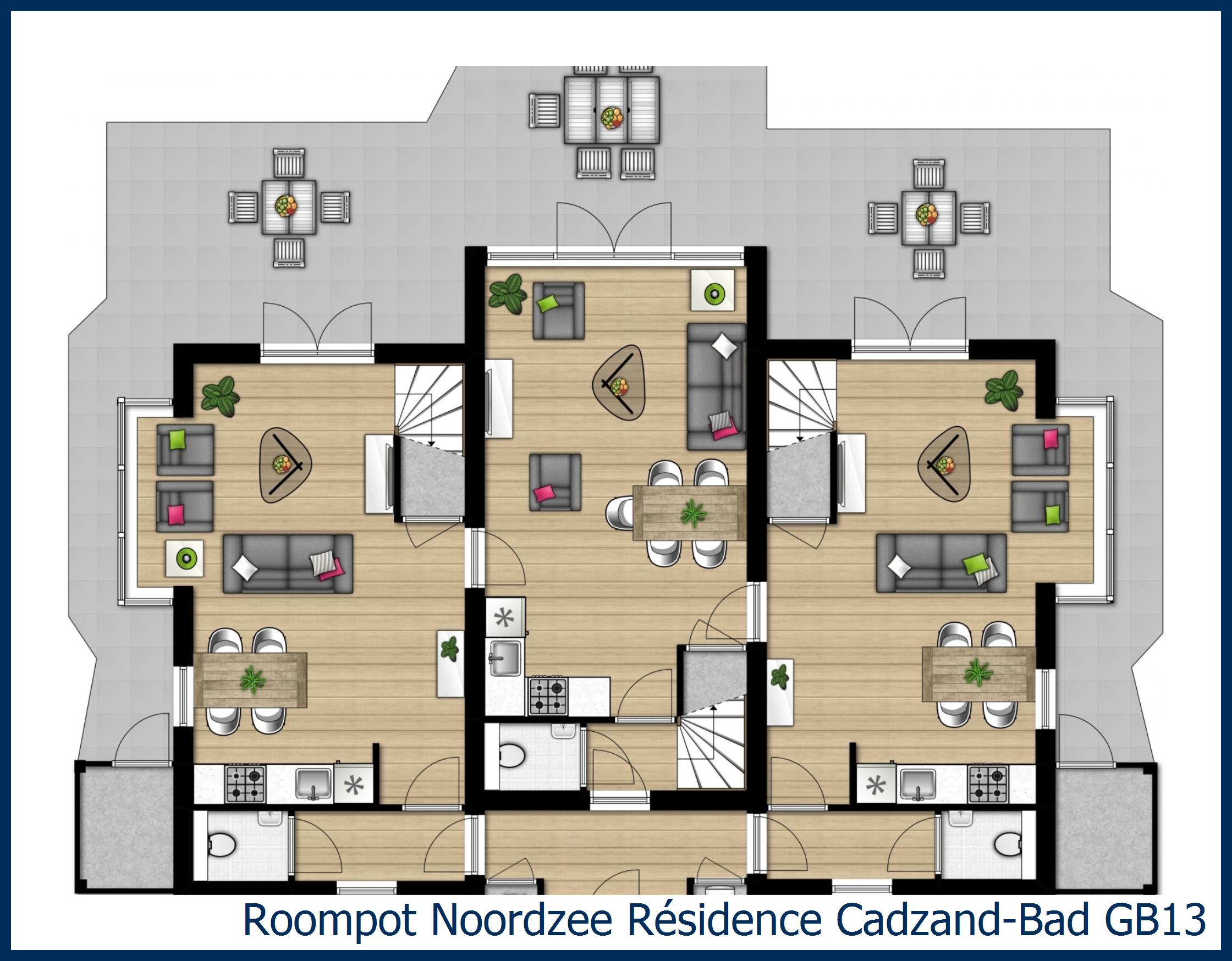 Bungalow GB13 at Noordzee Résidence Cadzand-Bad