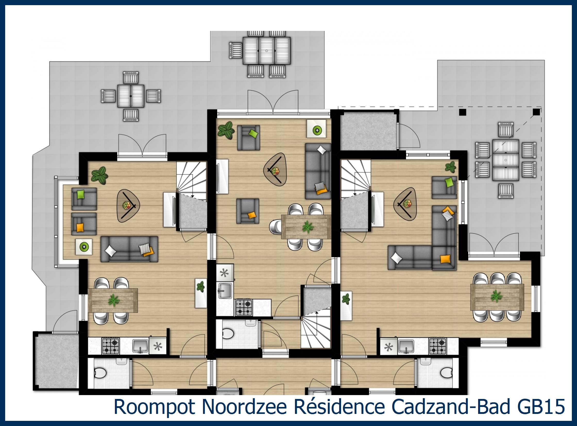 Bungalow GB15 at Noordzee Résidence Cadzand-Bad