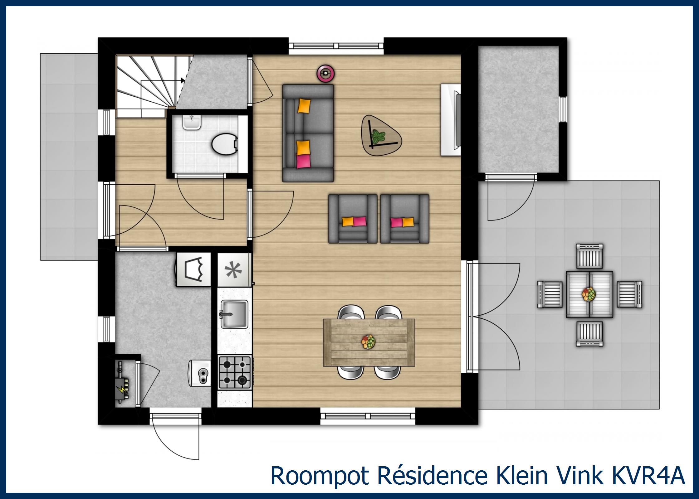 Bungalow KVR4A at Résidence Klein Vink