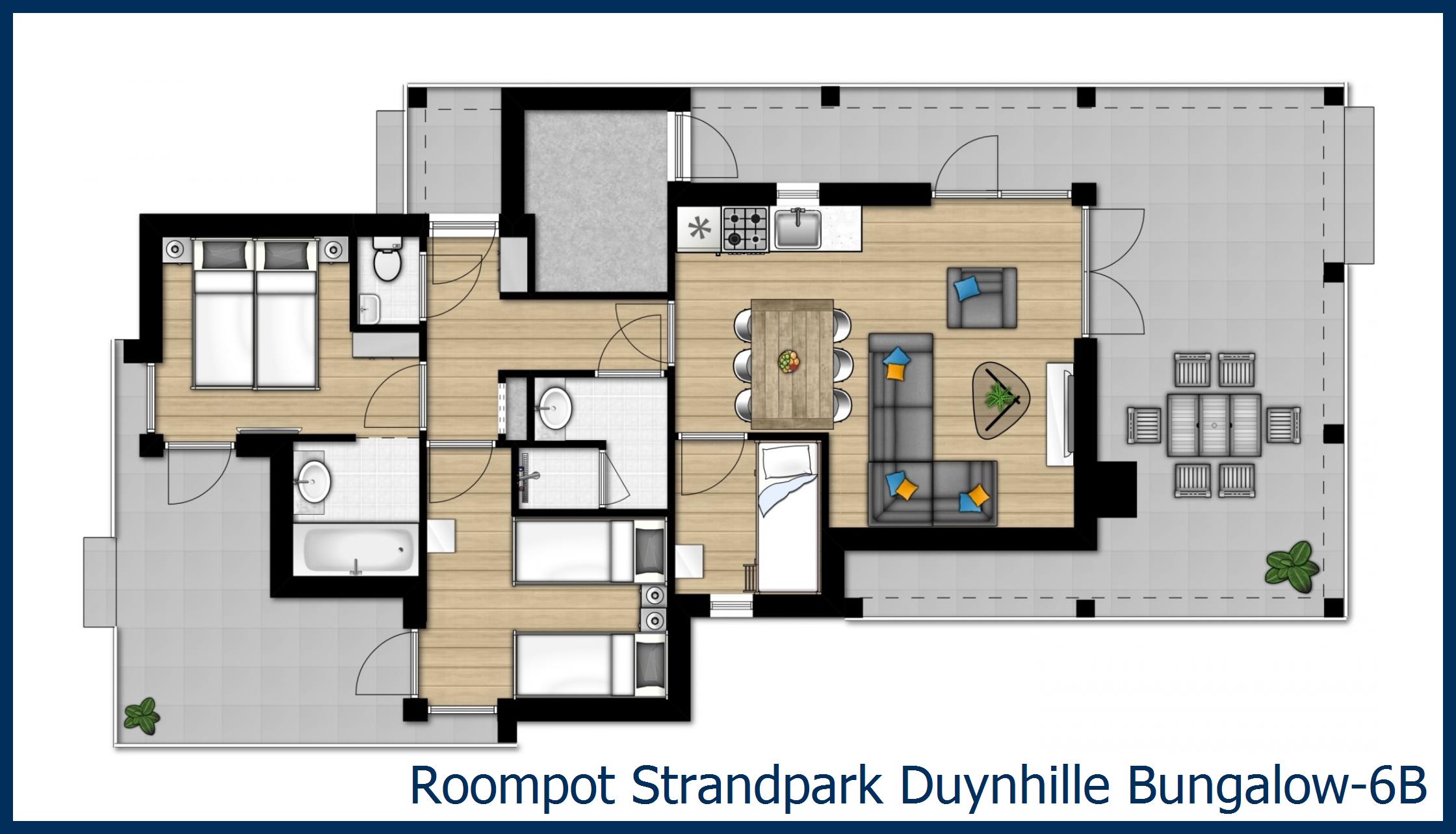 Bungalow 6B at Strandpark Duynhille