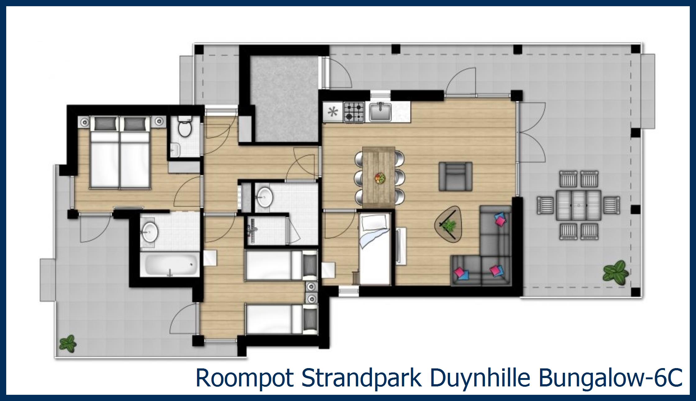 Bungalow 6C at Strandpark Duynhille