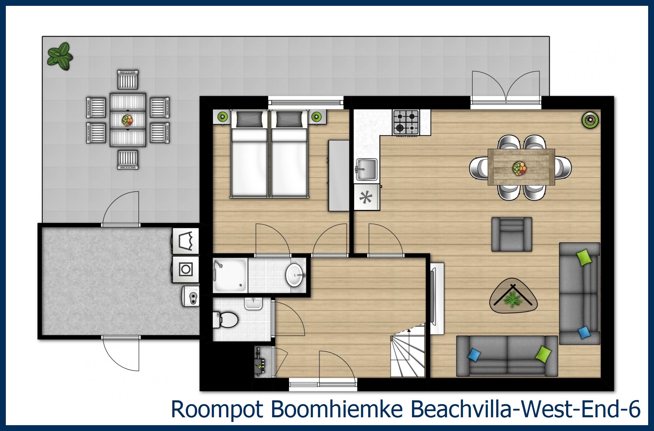 Bungalow Beachvilla-West-End-6 at Boomhiemke