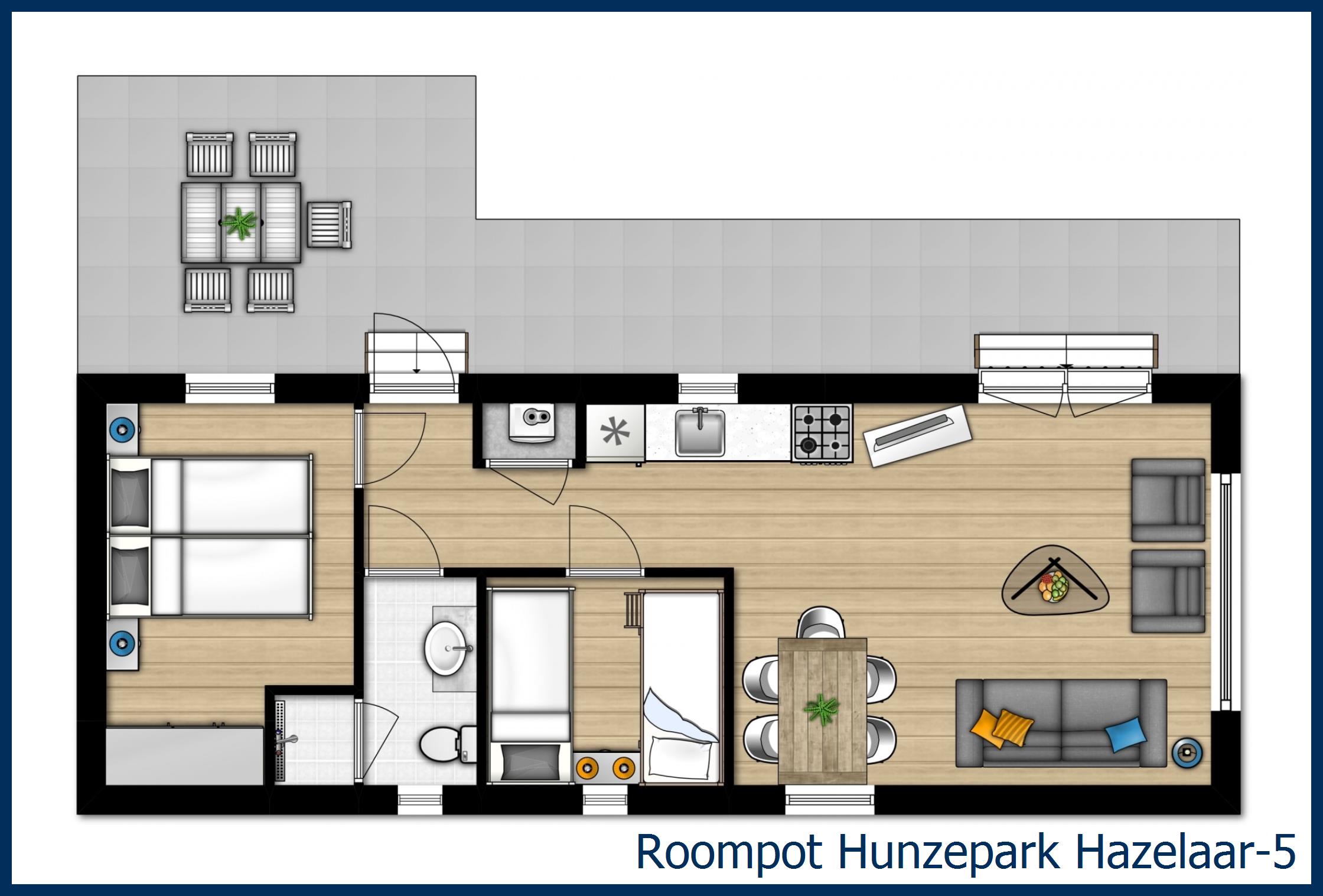 Chalet Hazelaar-5 at Hunzepark