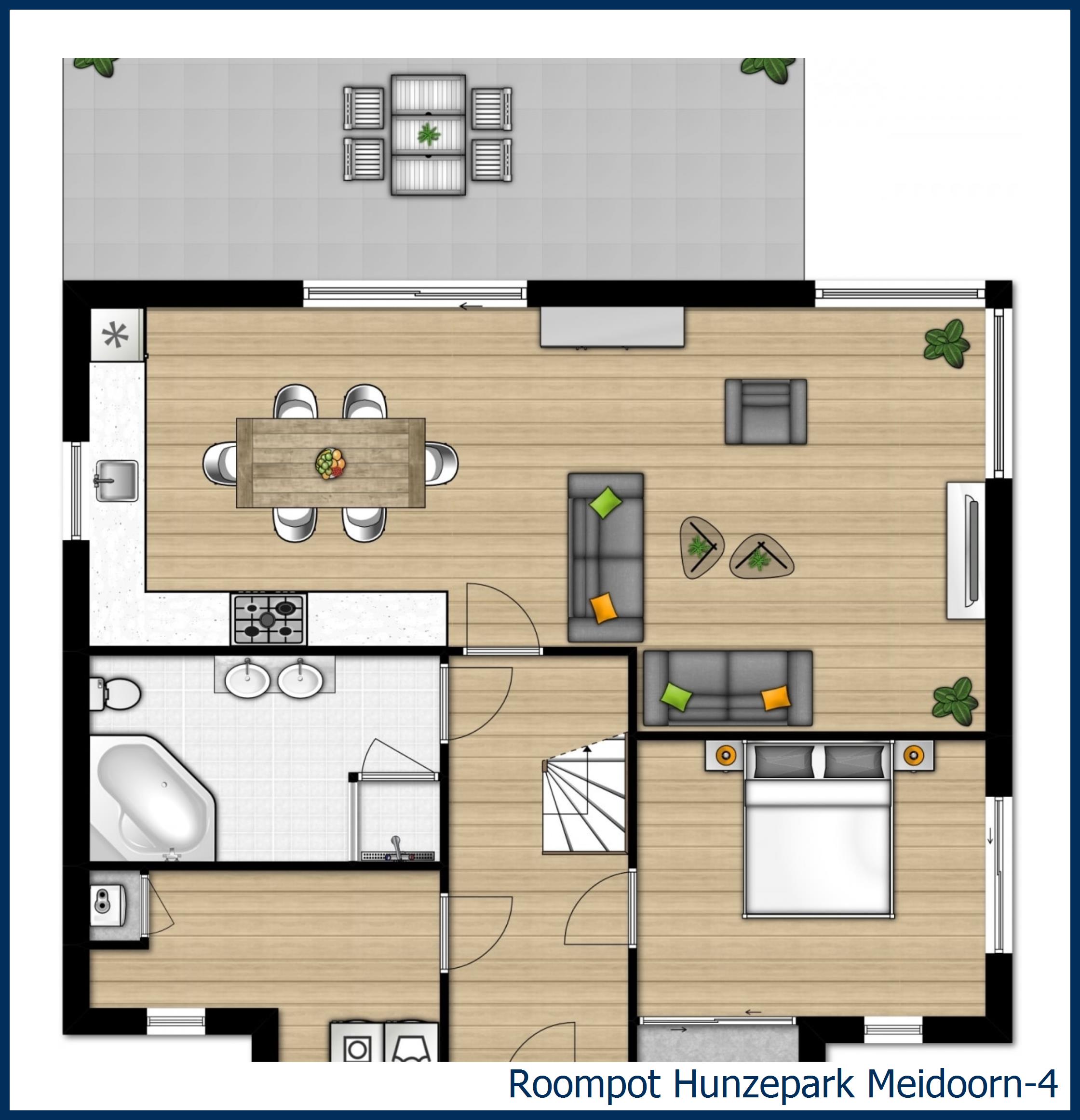 Villa Meidoorn-4 at Hunzepark