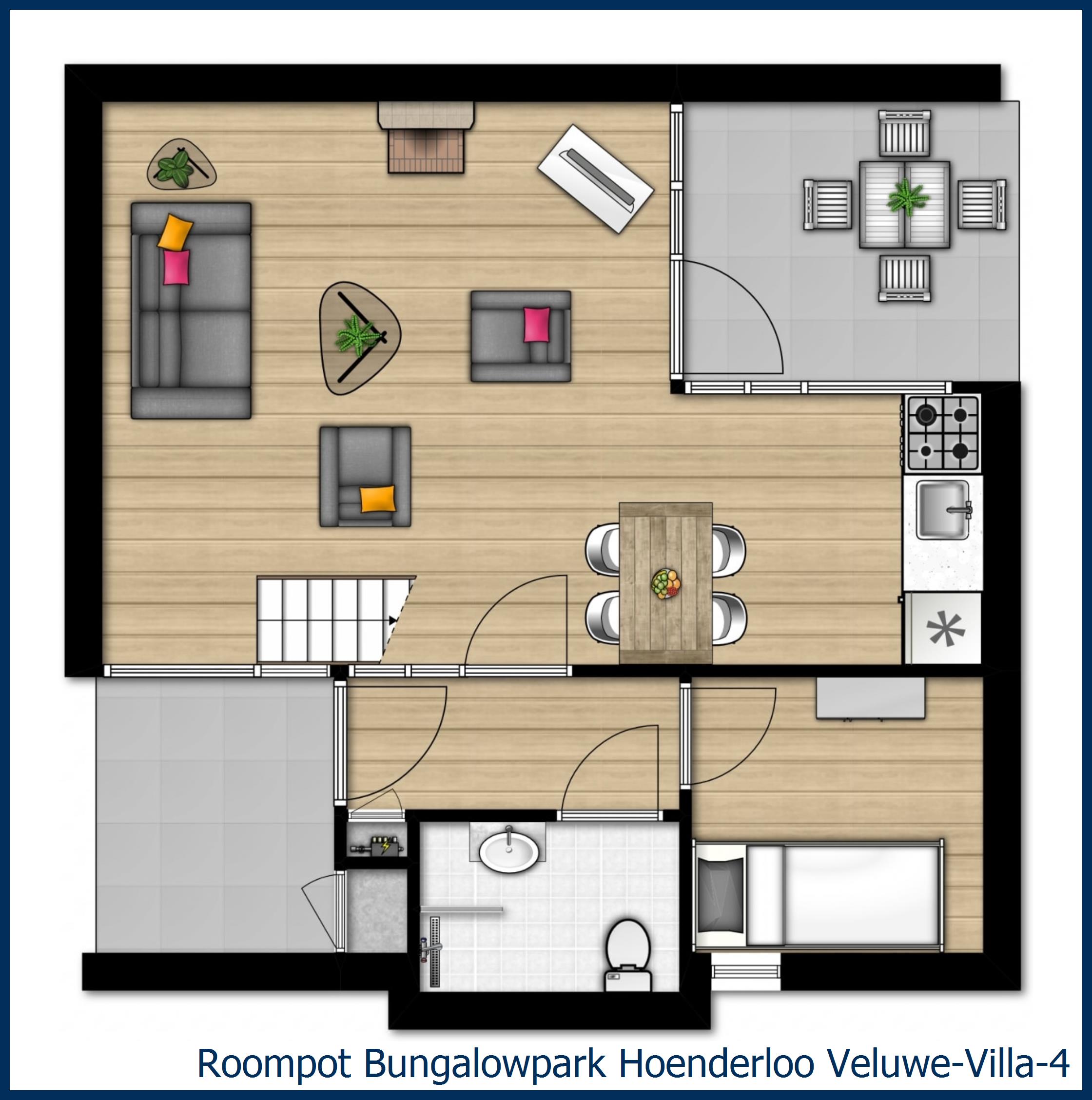 Bungalow Veluwe-Villa-4 at Hoenderloo