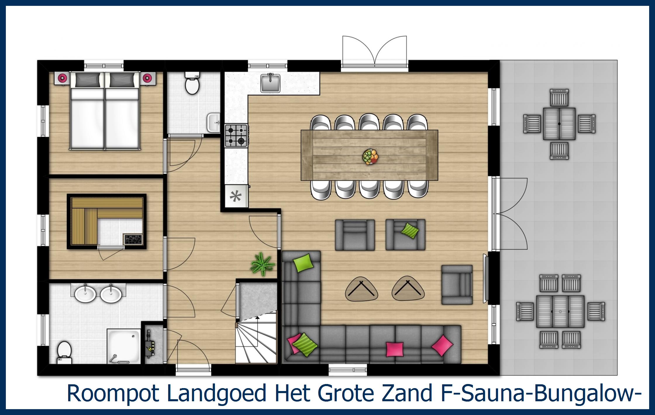 Bungalow F-Sauna--10 at Het Grote Zand