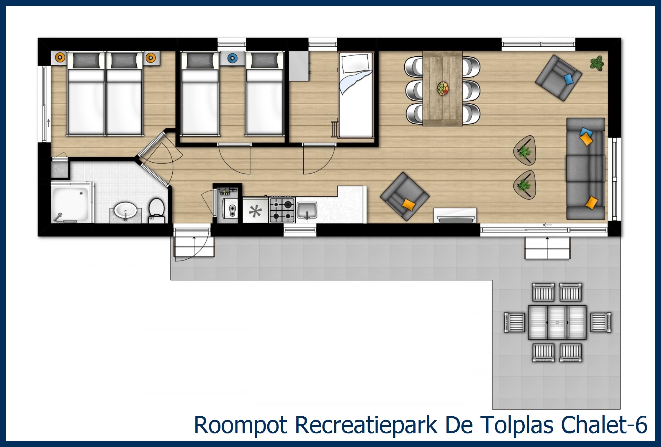 Chalet 6 at De Tolplas