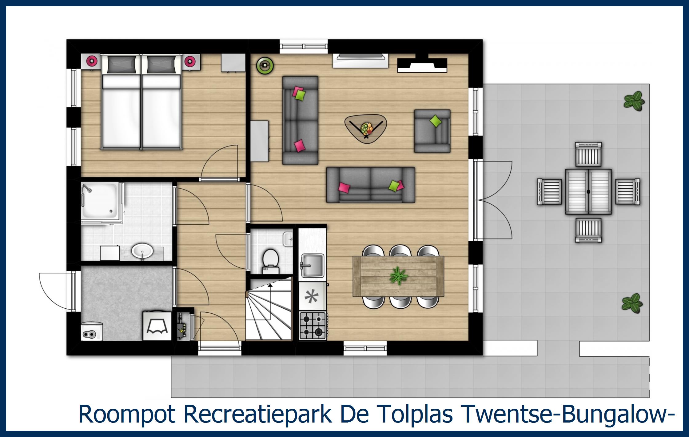 Bungalow Twentse--with-Sauna-6 at De Tolplas