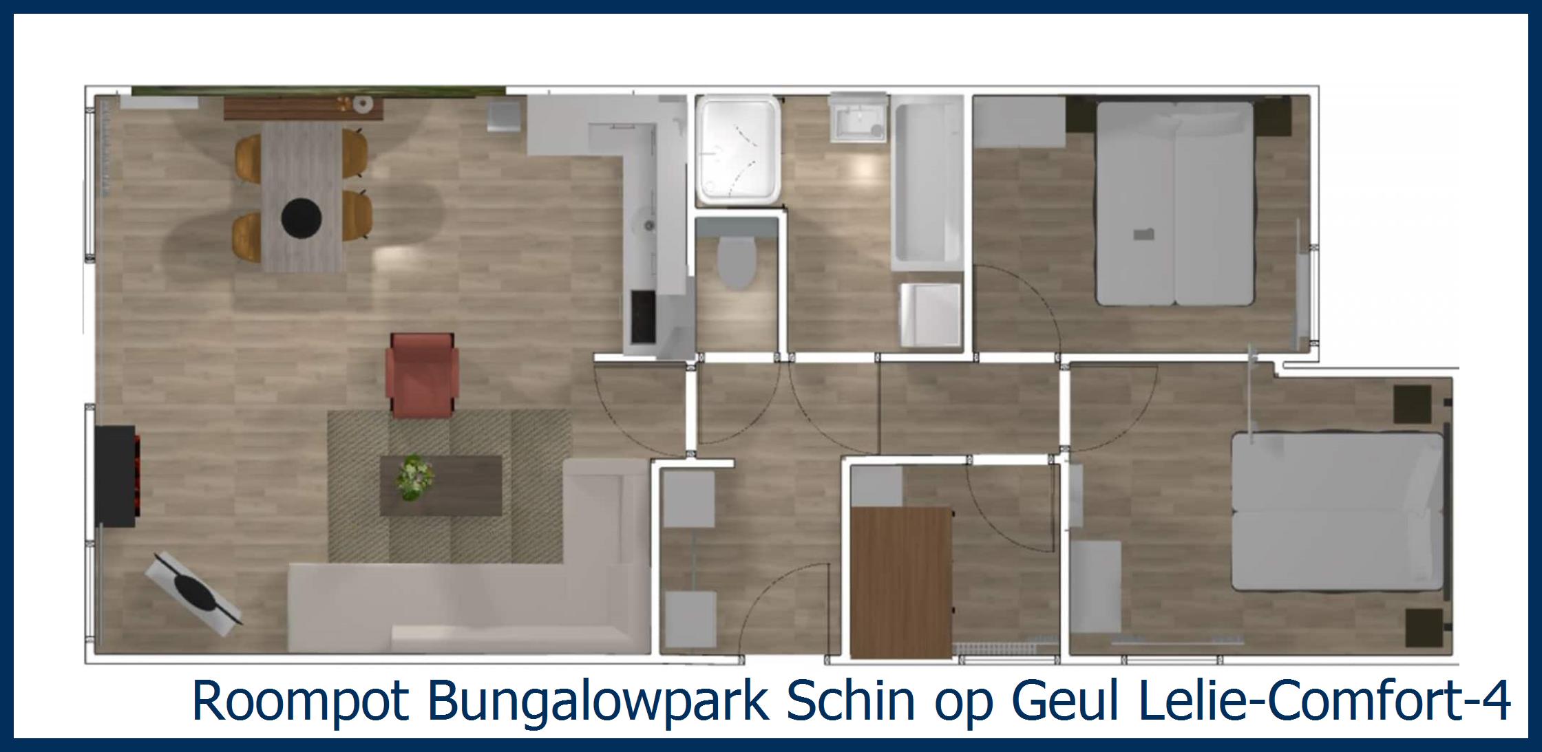 Bungalow Lelie-Comfort-4 at Schin op Geul