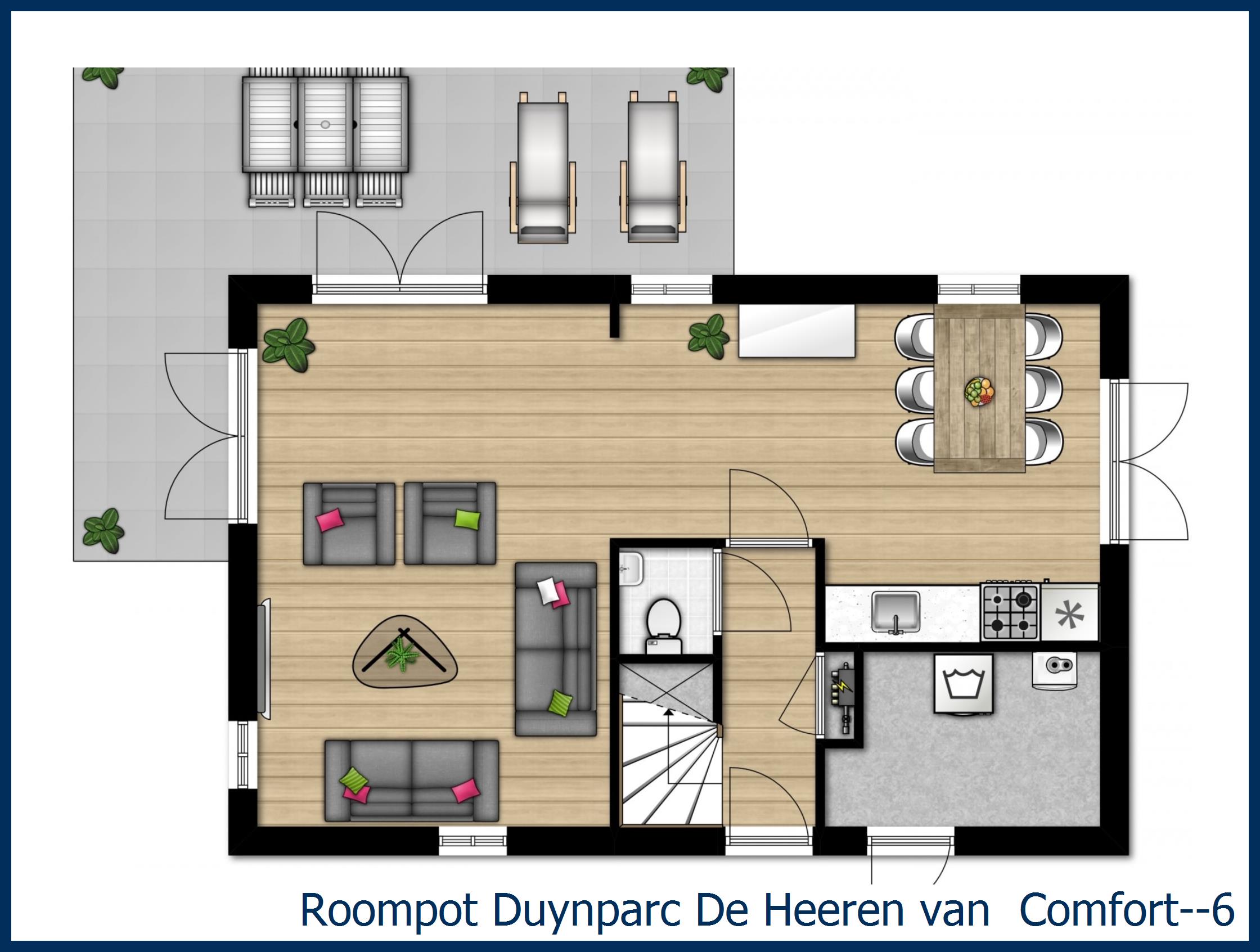 Bungalow Comfort--6 at Duynparc De Heeren van 's-Gravensande