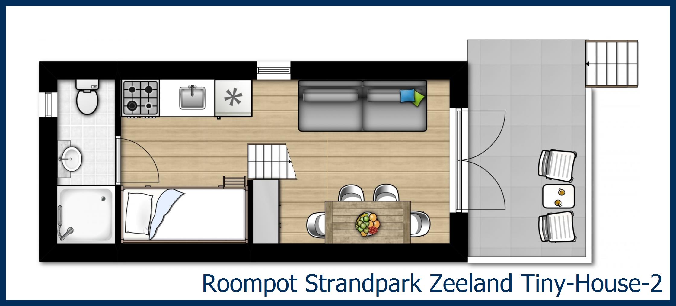 Chalet Tiny-House-2 at Strandpark Zeeland