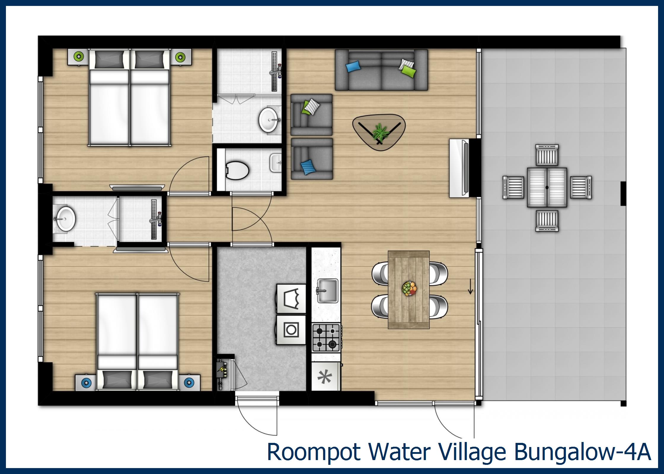 Bungalow 4A at Water Village